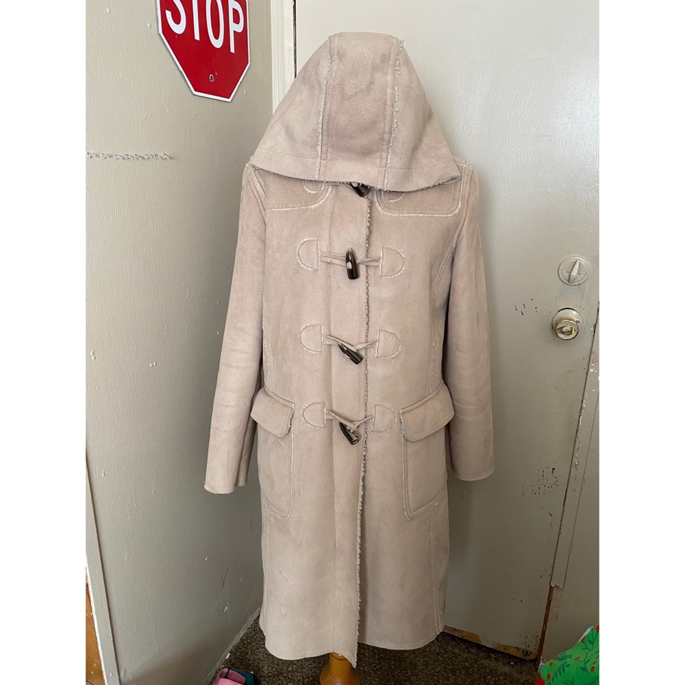Gap Faux Shearling Long Coat